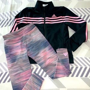 COPY - Girls Adidas Track Jacket & Leggings